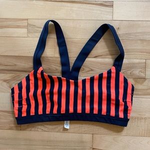Lululemon stripes bra size 8